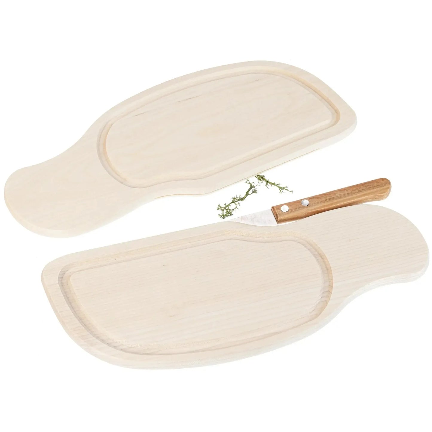 Frühstücksbrett aus Ahornholz - mit Saftrille